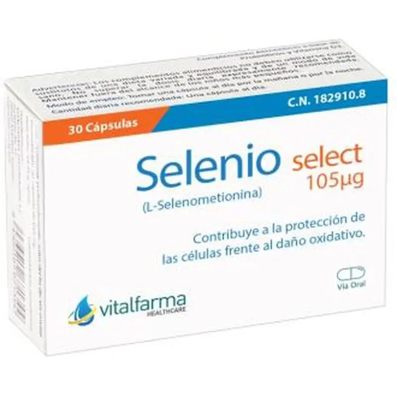 Vitalfarma Selenio Selec 30Cap. 