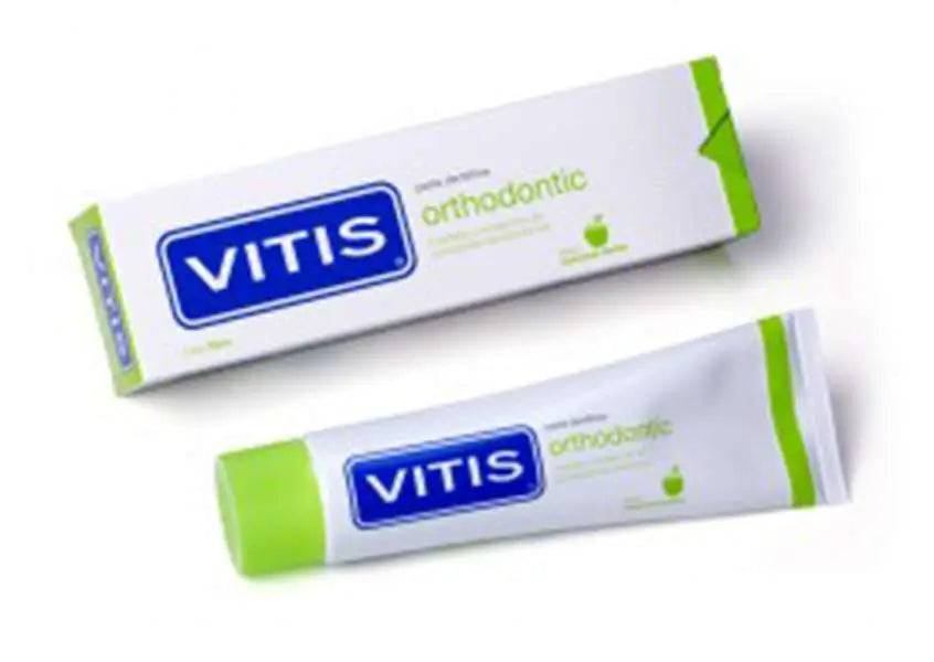 VITIS Orthodontic Pasta Dentífrica Sabor Manzana Menta 100 ml