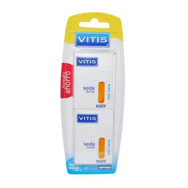 VITIS Duplo Seda Dental con Cera 50 M