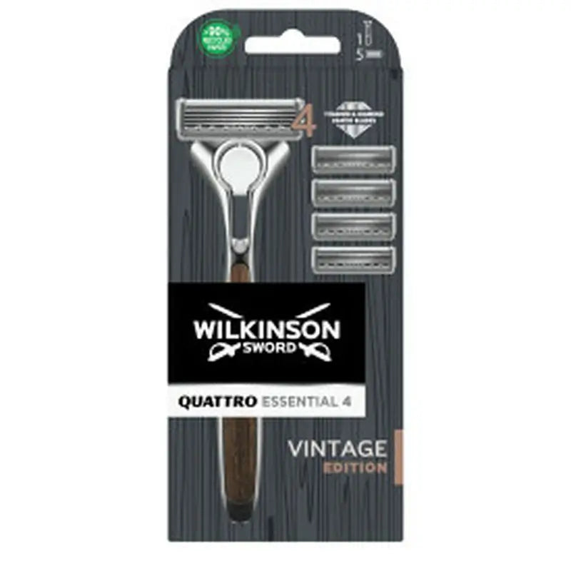 Espada Wilkinson Pack Maq. Quattro Vintage +4 Carg.