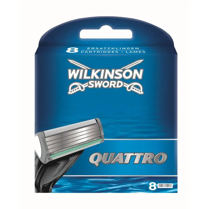 Wilkinson Sword Quattro Plus Charger 8 pcs.