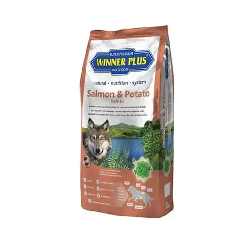 Winner Plus Winner Plus Canine Adult Holistic Salmon Potato 12Kg , alimento para cães