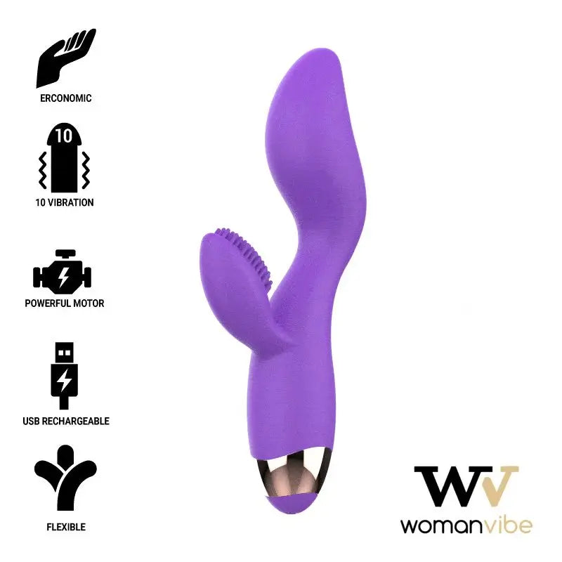 Womanvibe  Donna Vibrador Silicona Recargable