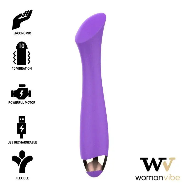 Womanvibe Mandy Vibrador de Silicone Recarregável K-Spot