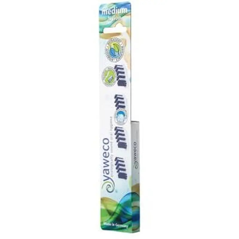 Yaweco Recambios Cepillo Dent. Nylon Medium-Hard 4Ud.