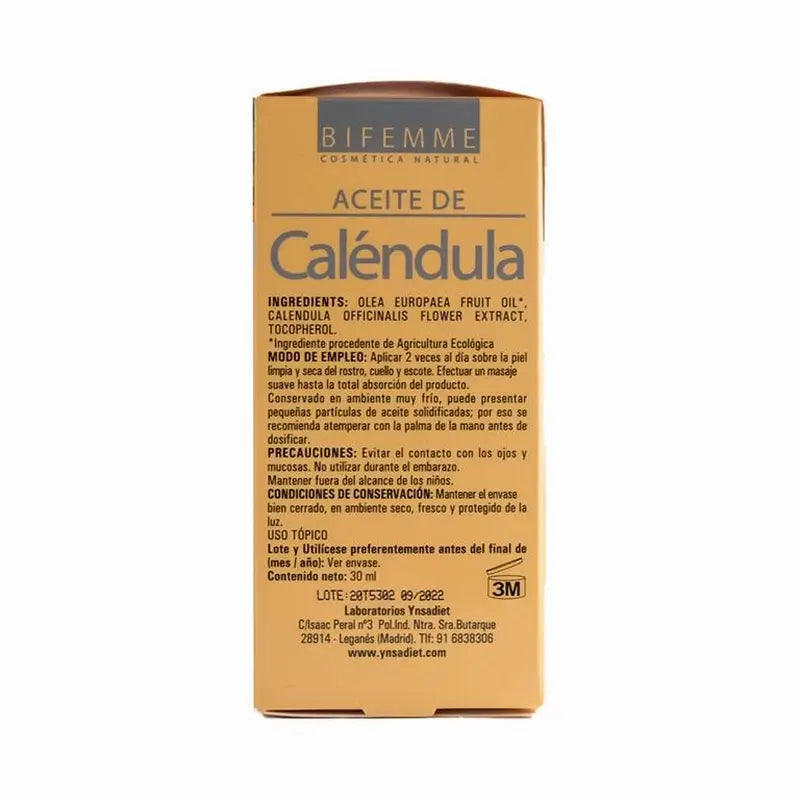 Ynsadiet Óleo de Calêndula Bio, 30 ml