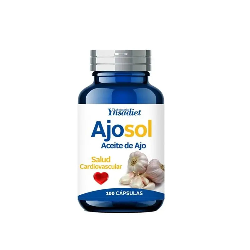 Ynsadiet Ajosol (Pérolas de alho 300Mg.) 100 pérolas