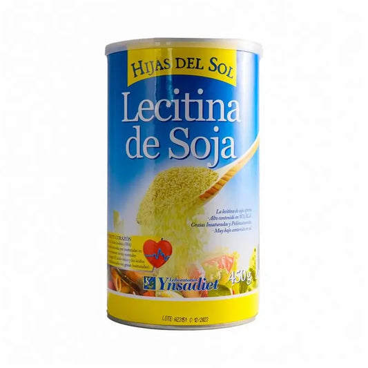 Ynsadiet Lecitina Granulada de Soja Grânulos Gmo Frasco, 450 Gr