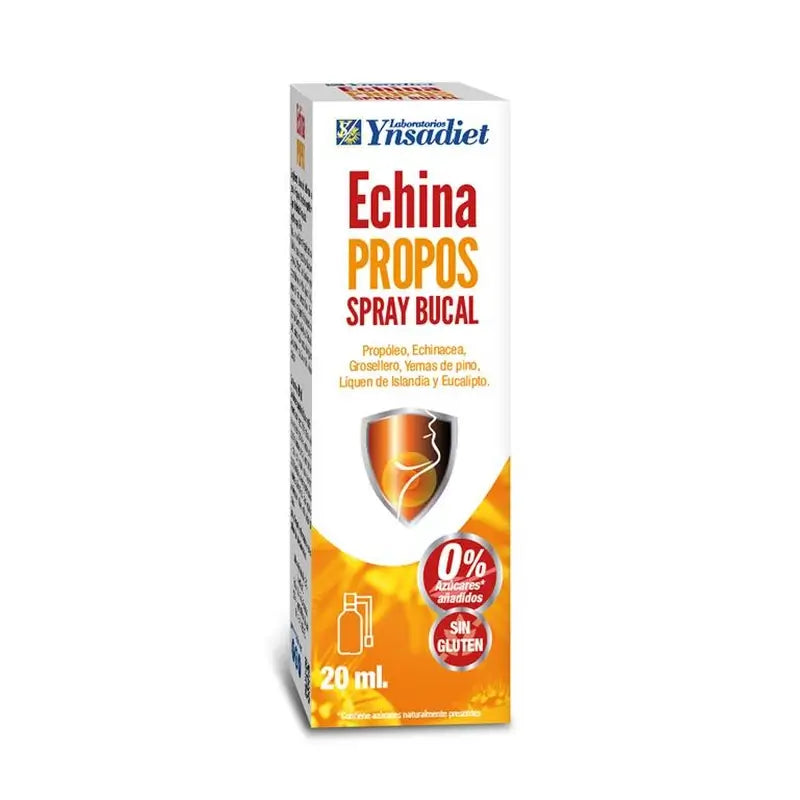 Ynsadiet Echina Propos Spray Bucal 0% Açúcar, 20 ml