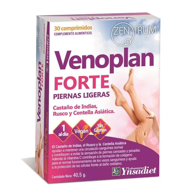 Ynsadiet Zentrum Venoplan Forte , 30 comprimidos