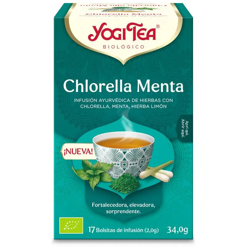 Chá Yogi Chlorella Hortelã-pimenta 17Infusões