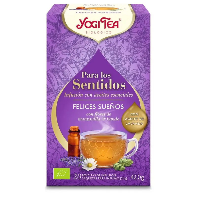 Yogi Tea For The Senses Happy Dreams, 17 saquetas