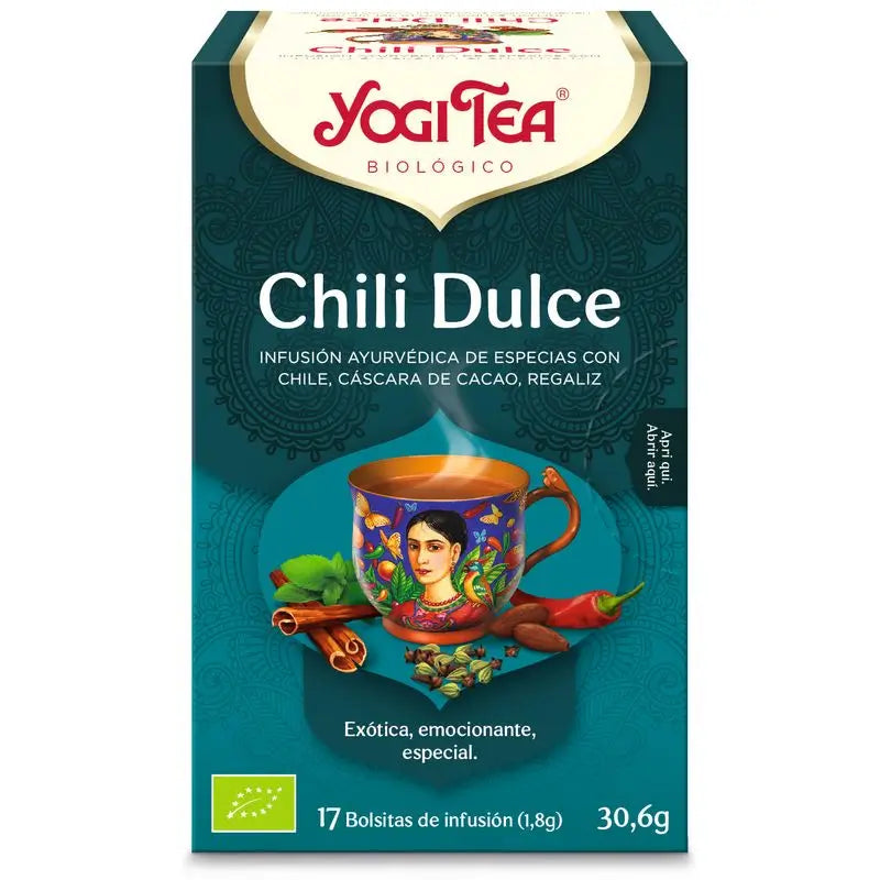 Chá Yogi Chá Yogi Chá Chili Doce , 17 unidades