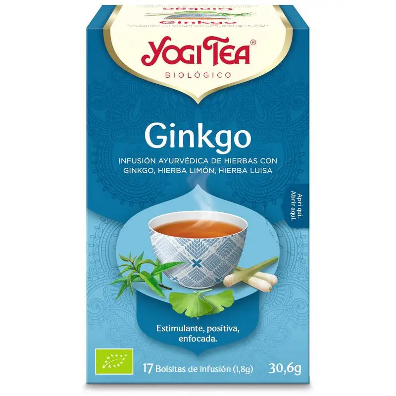 Yogi Tea Yogi Tea Ginkgo , 17 saquetas de 1,8 gramas