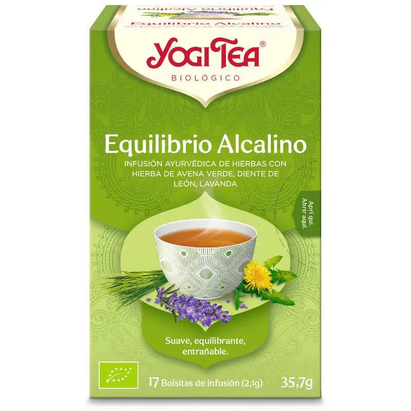 Yogi Tea Biológico Equilibrio Alcalico 17 Bolsitas