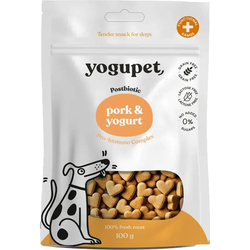 Yogupet Snack Semi-Húmido para Cães Sabor a Porco e Iogurte , 50 g