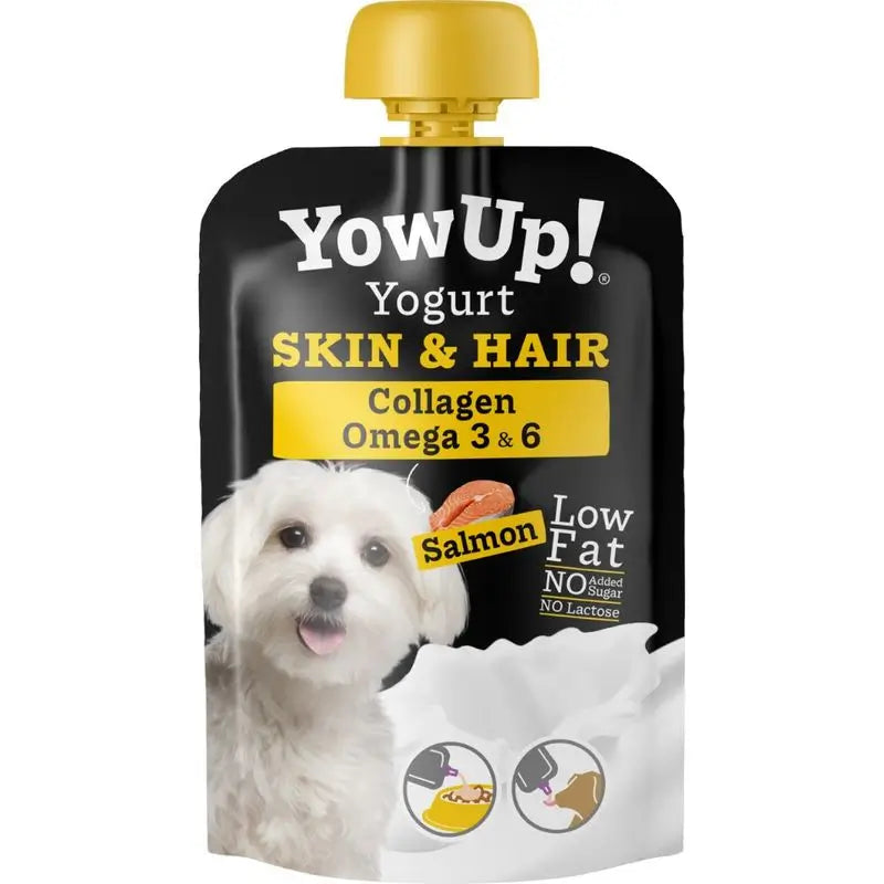 Yow Up Pouch Iogurte Cães Pele&Cabelo 10X115Gr Caixa