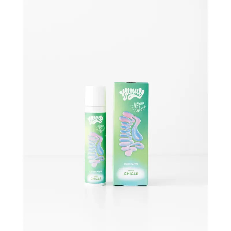 Yummy Lubrificante com sabor a pastilha elástica, frasco de 100ml