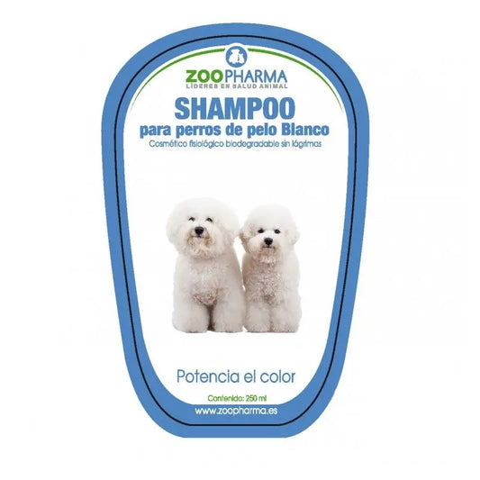 Zoopharma Champu Pelo Blanco Perros 250Ml.