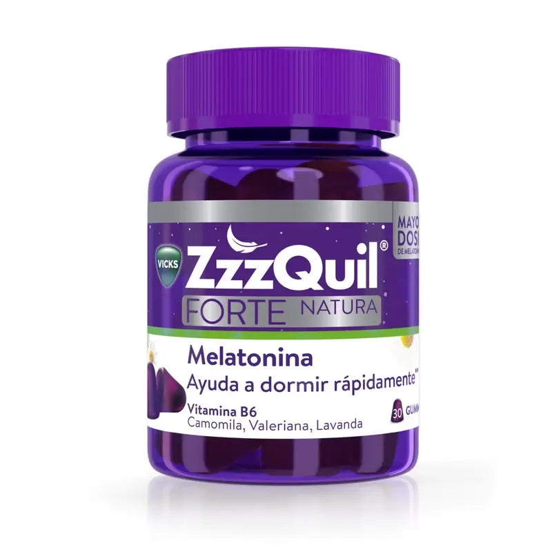 Zzzquil Natura Forte Melatonina , 2x30 Gomas